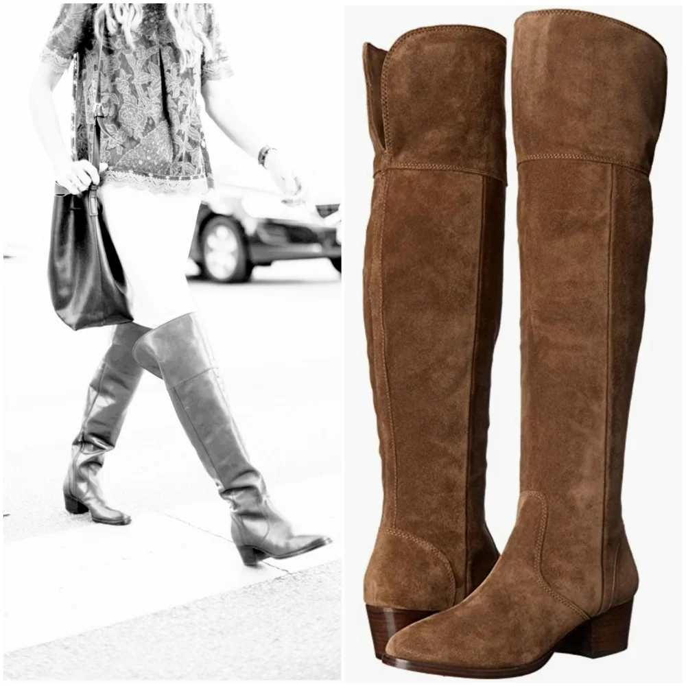 Chic & Beautiful Frye OTK Oiled Suede Boots